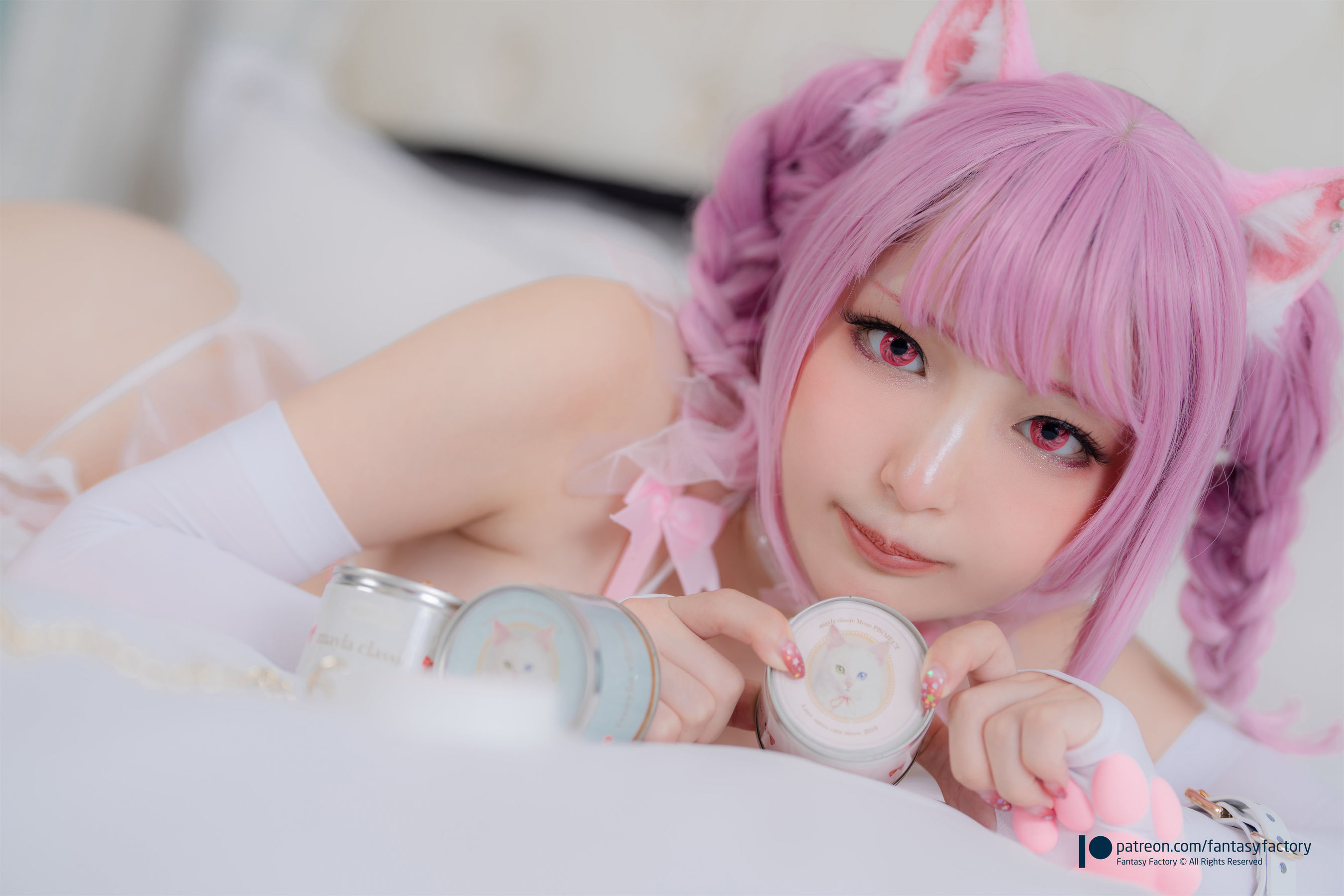[Fantasy Factory] 小丁 Cosplay写真 - 2022.04 pink cat